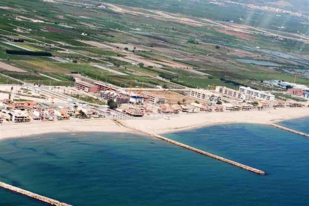 Apto Con Piscina En La Playa Cerca De Vlc Con Ac Puçol Esterno foto